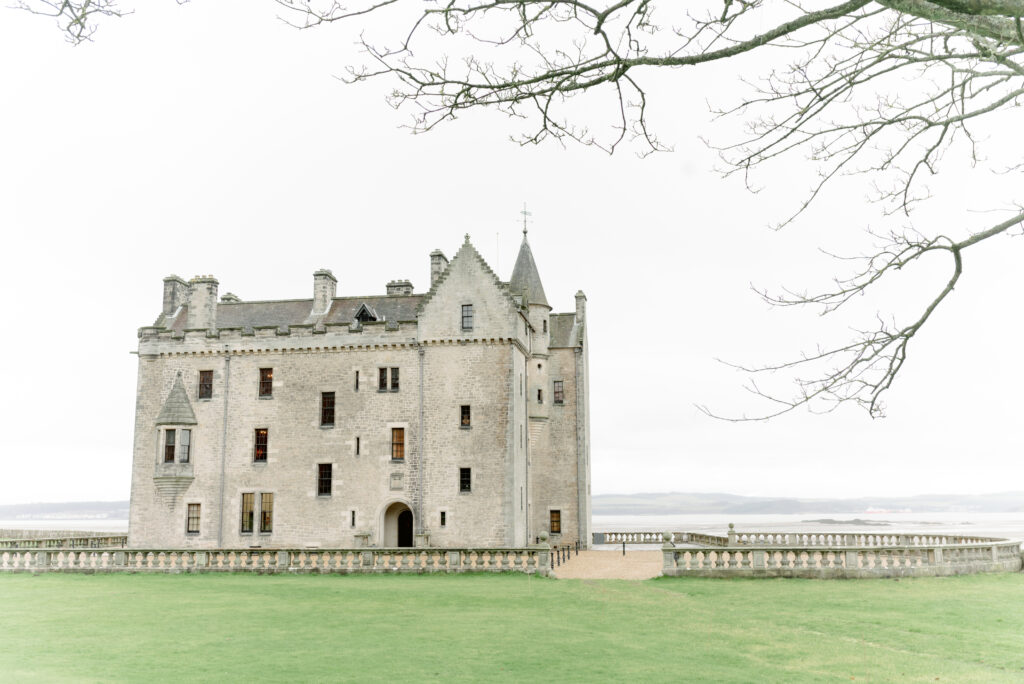 Barnbougle Castle, Rosebery Estate, Edinburgh, Scotland.