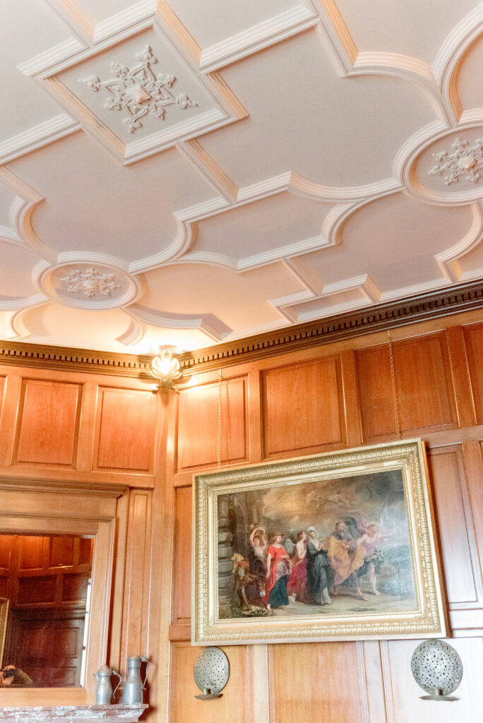 Barnbougle Castle interior, Edinburgh Scotland.