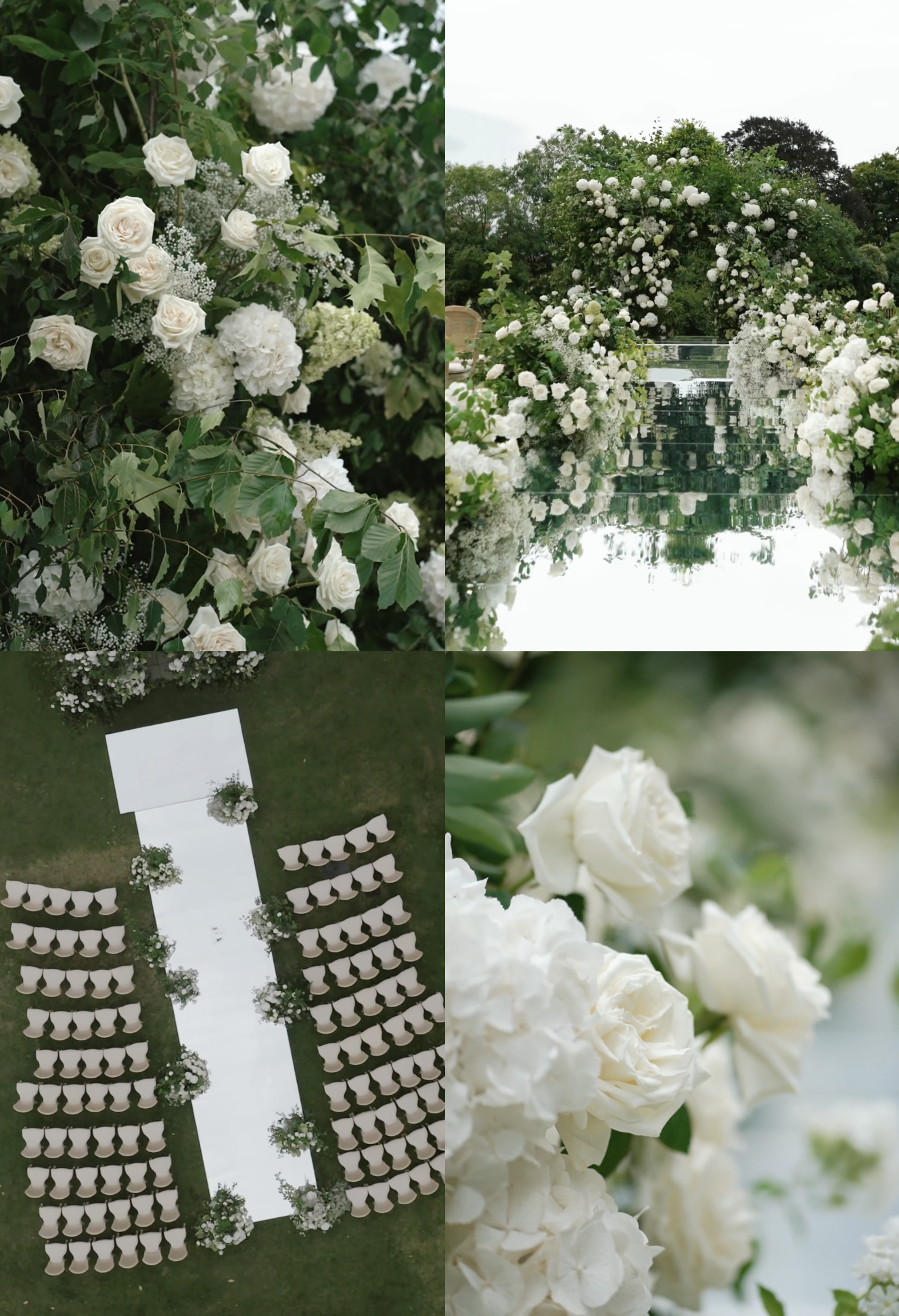 Outdoor private estate wedding by one of the best wedding planners uk, Emily of In Awe Weddings, luxury wedding planner Europe.