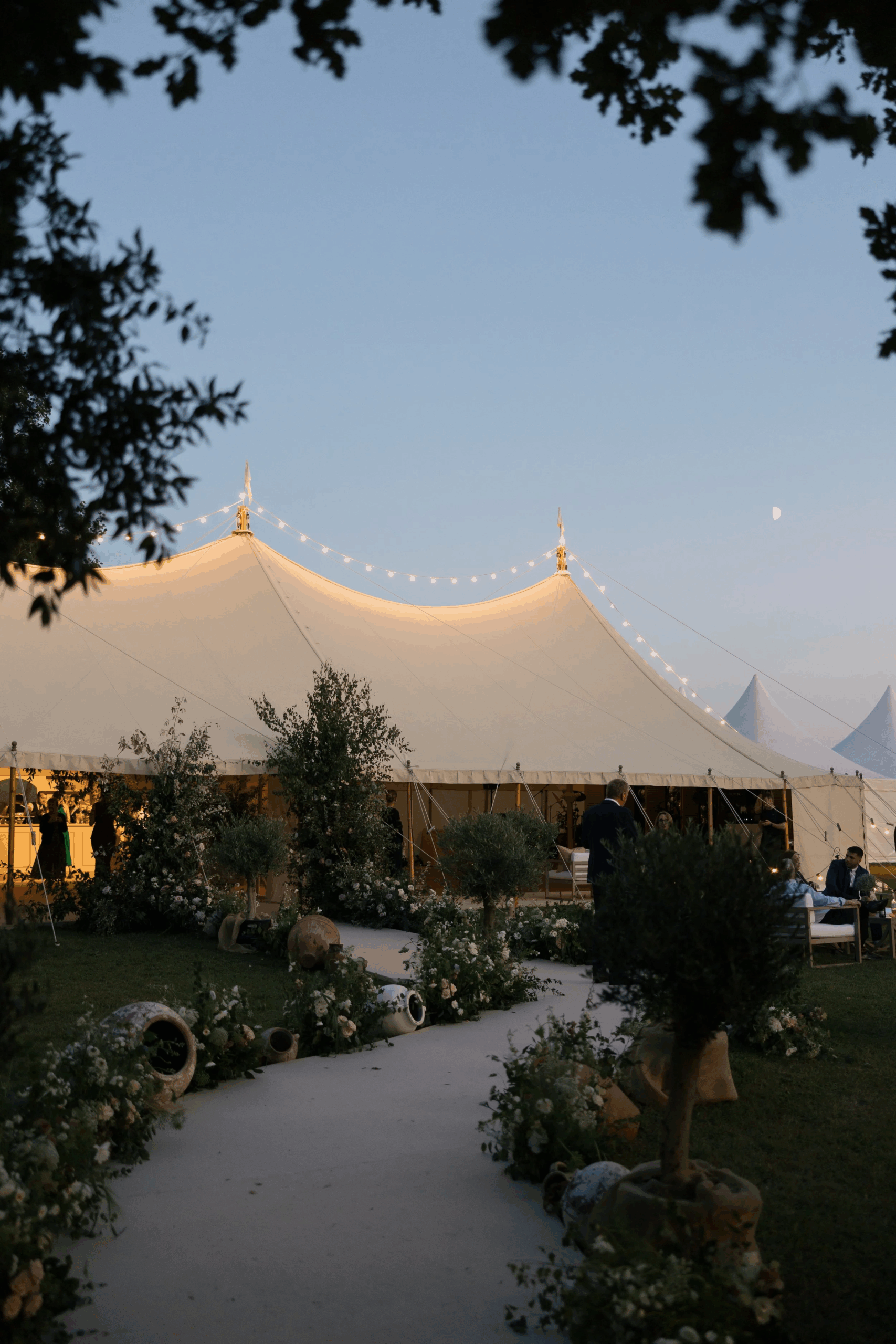 Sperry tent, sailcloth marquee wedding planning by one of the best wedding planners uk, Susie Evans.