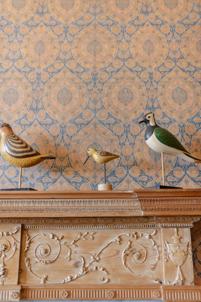The details within the dining room of Birkhill Castle wedding venue and private estate, Scotland. Image by Scottish wedding photographer Jill Cherry Porter.