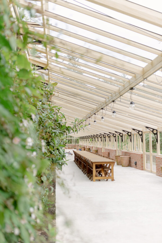 Birkhill Castle Glasshouse wedding venue, Scotland. Image by Scottish wedding photographer Jill Cherry Porter.
