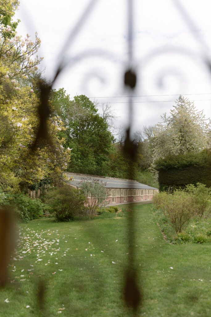 The glasshouse of Birkhill Castle walled garden, an exclusive-use private estate wedding venue in Scotland