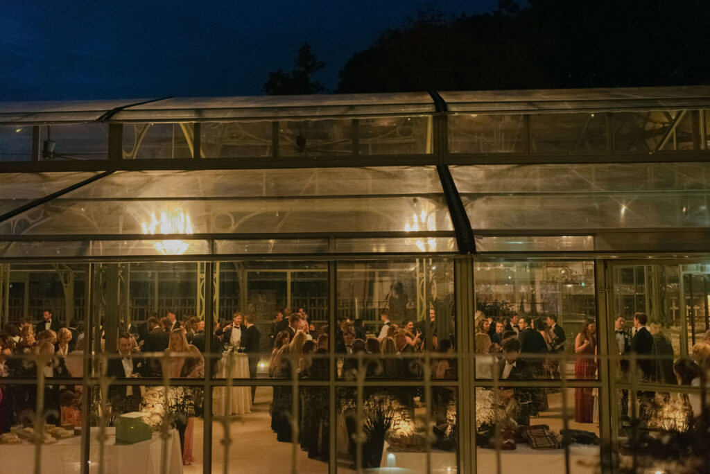 The Glasshouse Orangery at Penicuik Estate, Scotland destination wedding venue. Image by Penicuik House recommended wedding photographer, Jill Cherry Porter.